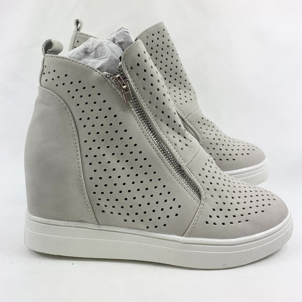 Heli Women's Perforated Wedge Sneaker